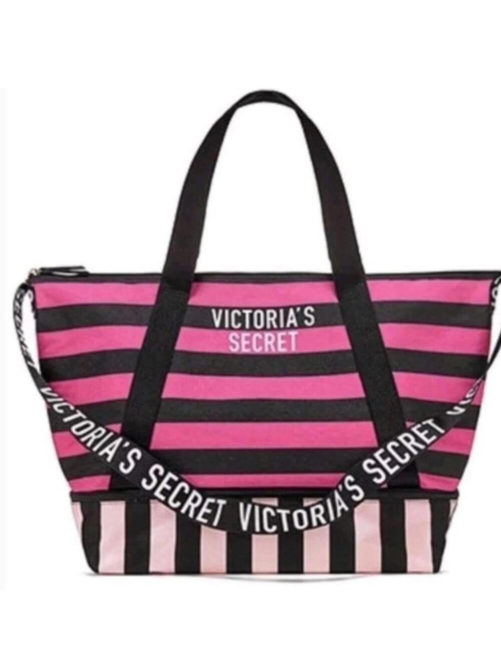 Victoria's Secret DUAL ZIP WEEKENDER TOTE Beach, Travel, Everyday